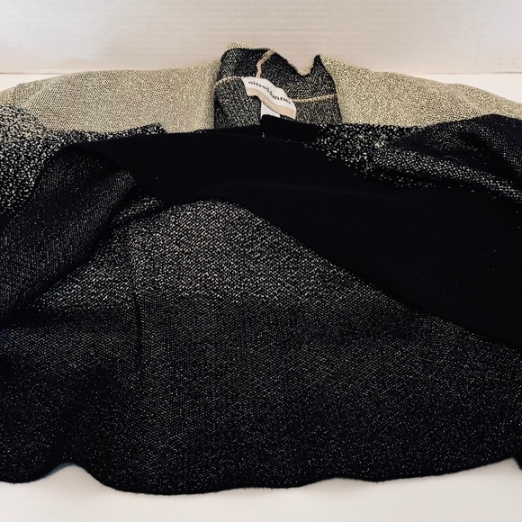 Alfred Dunner Woman Shimmer Ombre Gold Black 1 Pc Mock Sweater Set Size 3X NWT - Picture 15 of 16